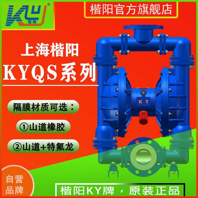 KYQS80LC鋼襯氟氣動(dòng)隔膜泵3