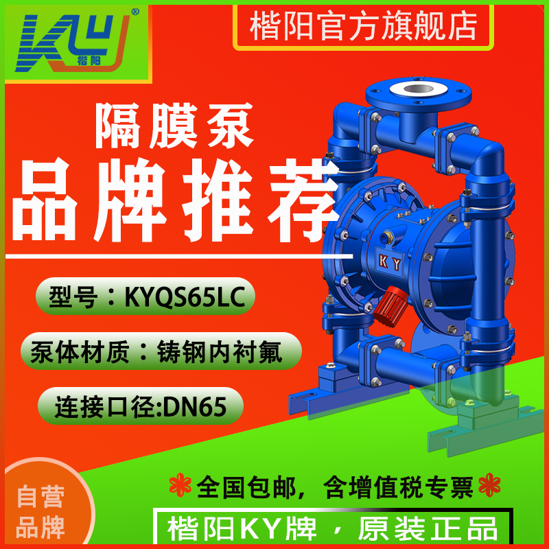 KYQS65LC襯四氟氣動隔膜泵3