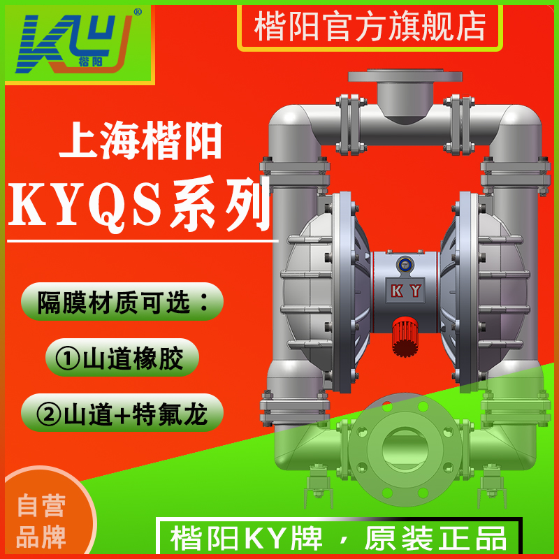 KYQS80LC4不銹鋼襯氟氣動(dòng)隔膜泵3