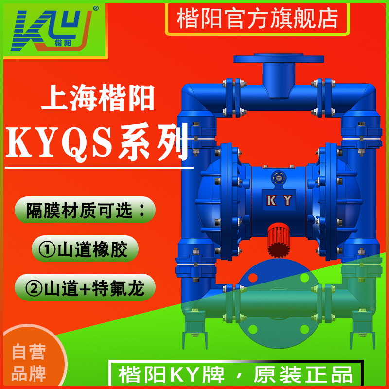 KYQS65LC襯四氟氣動隔膜泵4