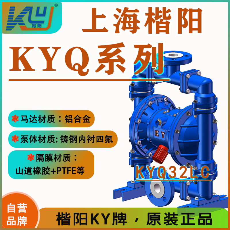 KYQ32LC鋼襯氟氣動(dòng)隔膜泵2