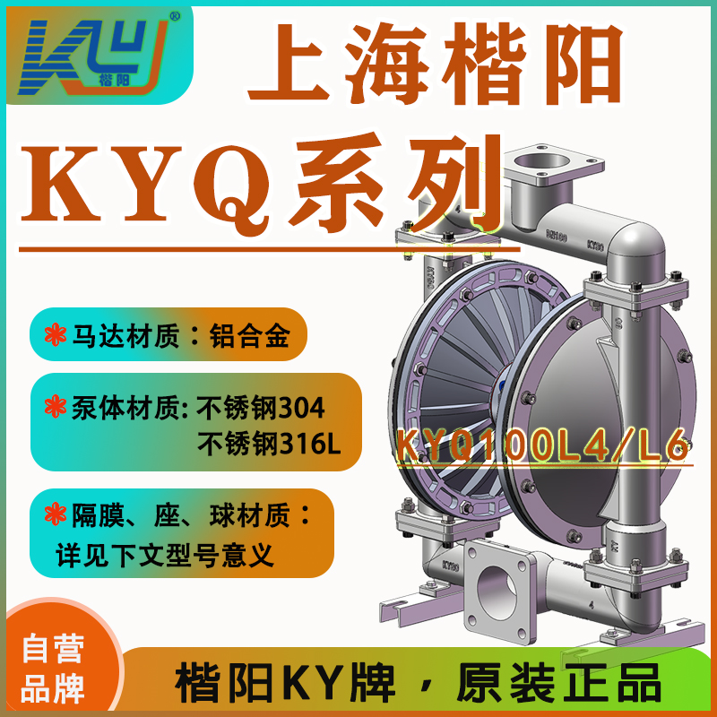 KYQ100L4不銹鋼氣動隔膜泵2