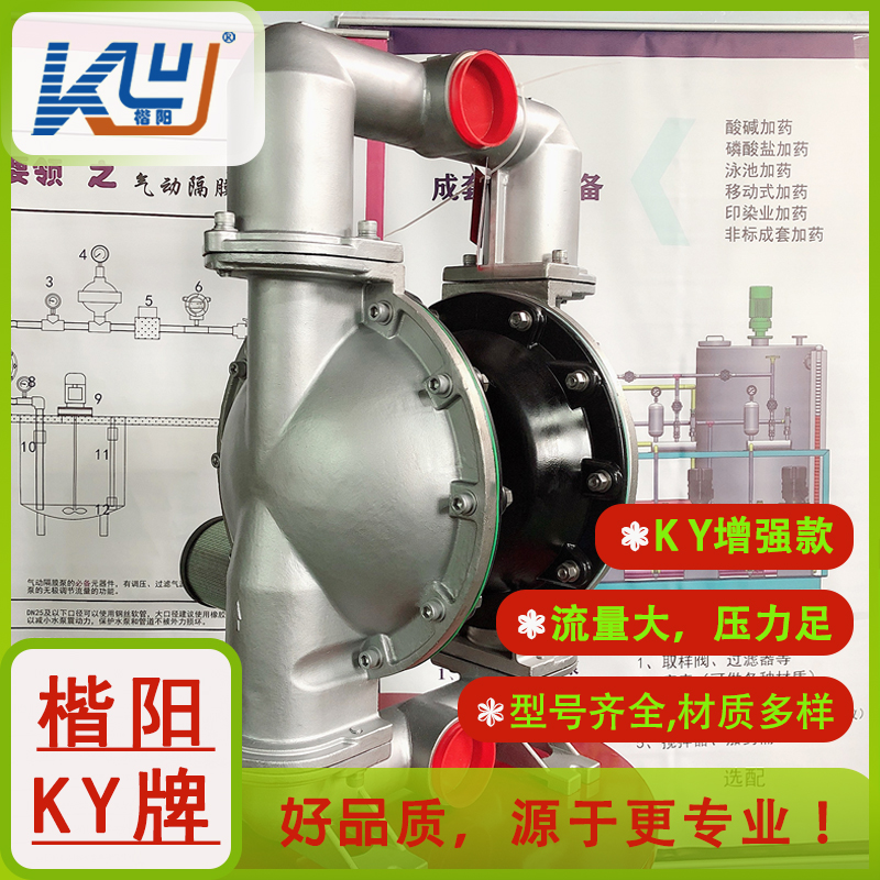 KY-80L4不銹鋼氣動雙隔膜泵2